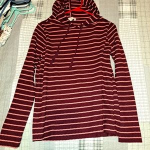 Loft comfy long sleeve hooded top